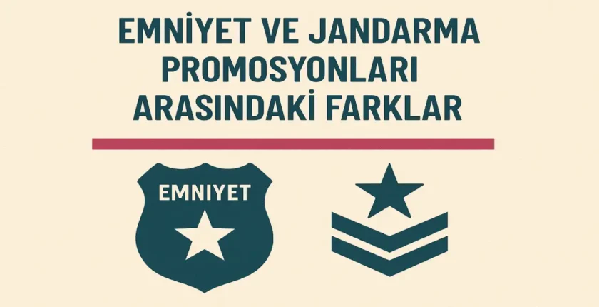 Emniyet ve Jandarma Promosyonları Arasındaki Farklar